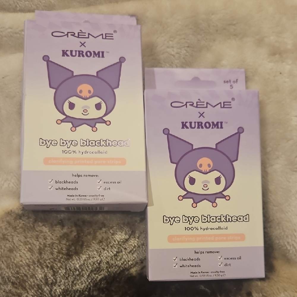 Creme x Kuromi Bye Bye Blackhead Strips